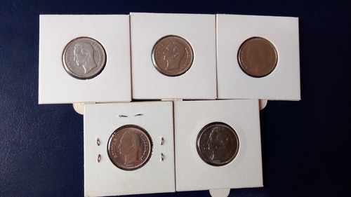 Colección De Monedas De 1 Bolívar  1967 A 1990 