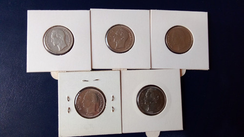 Colección De Monedas De 1 Bolívar 1967 A 1990 (Usado)