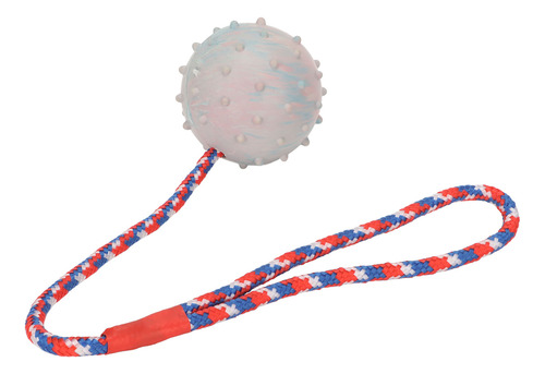 Pelota De Mascar Para Perros, Cuerda De Goma, Juguete De Ent