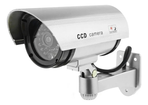 Camara Falsa Vigilancia Inalambrica Luz Led Ahuyenta Dummy