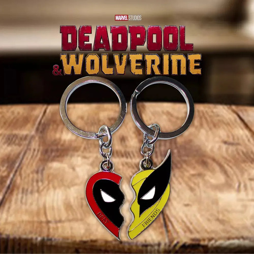 2025 Llavero Amistad Deadpool Y Wolverine Película Mejores