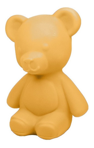 Luminária Abajur De Mesa Quarto Bear Urso Teddy - Caramelo