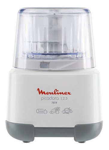 Picadora De Alimentos 1 2 3 Moulinex Color Blanco 750w Amv 