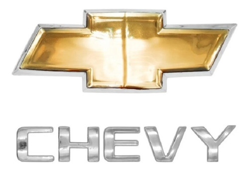 Emblema Parrilla Delantero Chevy C3 Moño Letrero