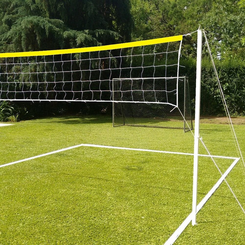 Imagen 4 de 7 de Cinta Linea Demarcacion 100m Canchas Futbol Rugby + Fijacion - Resistente Agua Y Sol - Hay Stock