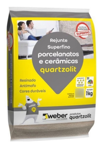 Rejunte Porcelanato Super Fino 1kg Verde Floresta Quartzolit