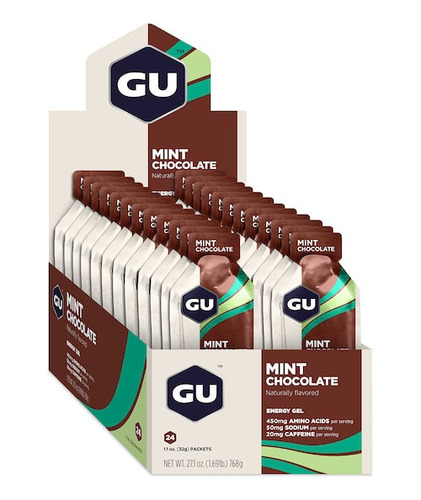 Gu Energy Gel 24 Pack Mint Chocolate