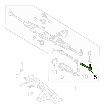 Terminal Exterior De Direccion Mercedes S600 S430 S55 E55 &