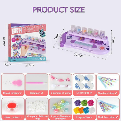 Kits De Pulseiras De Arte Com Diamantes Para Crianças.