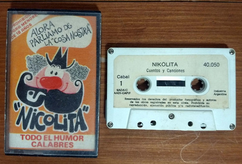 Nicolita Todo El Humor Calabres Cassette