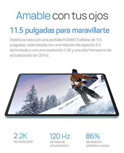 Tablet Huawei MatePad 11.5 6 GB + 128 GB - Excelente (Reacondicionado)