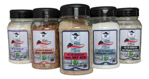 Imagem 3 de 5 de Kit Sal De Parrilla Dry Rub E Chimichurri Dom Chamorro