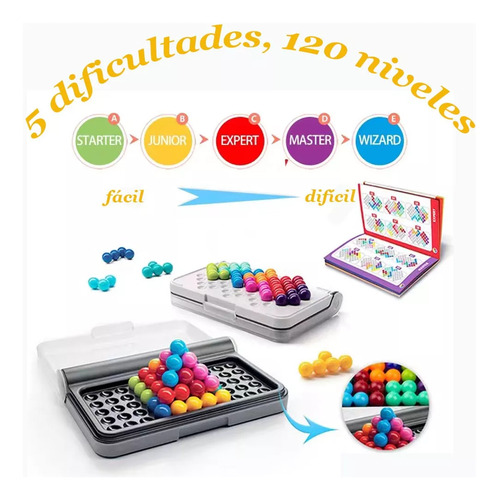 Juegos De Mesa Iq Puzzler Pro Smart Games 2d 3d 120 DesafĂos