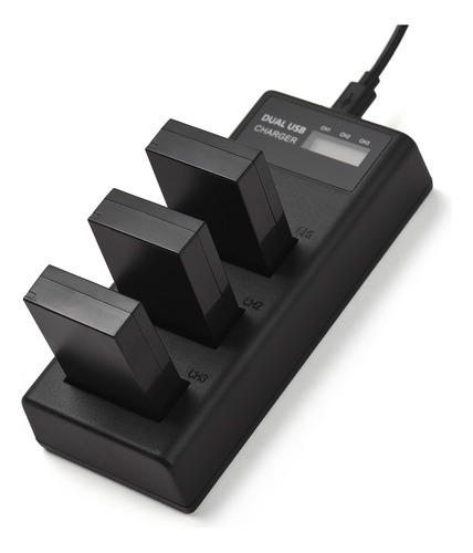 -batería E12 -indicadores Led E12 De 3 Ranuras Micro Usb Y T