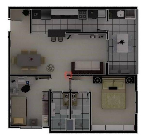 Apartamento Com 2 Dormitórios À Venda, 70 M² Por R$ 360.000 - Oriço - Gravataí/rs - Ap0597
