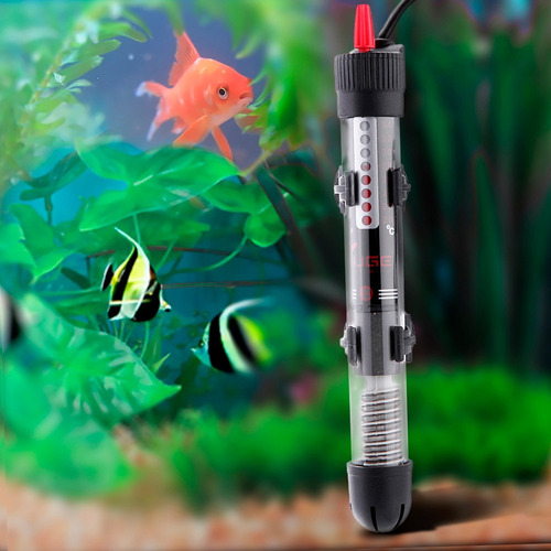 R Barra Calefactora Para Acuario Con Ajuste De Temperatura,