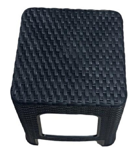 Silla Plástica Butaca Resistente Tipo Rattan X 6 Unidades