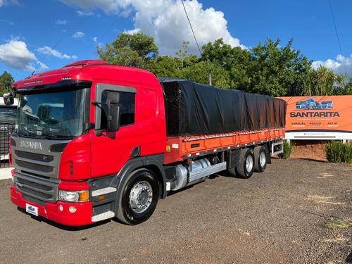 Imagem 1 de 14 de Scania P250 6x2 2018 Truck Com Carroceria Graneleira 8,50 Me