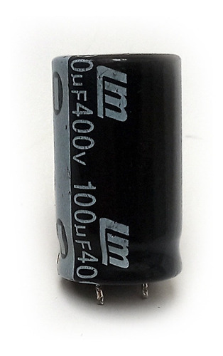 Capacitor Electrolitico Lm 100µf 400v X 2 Unidades