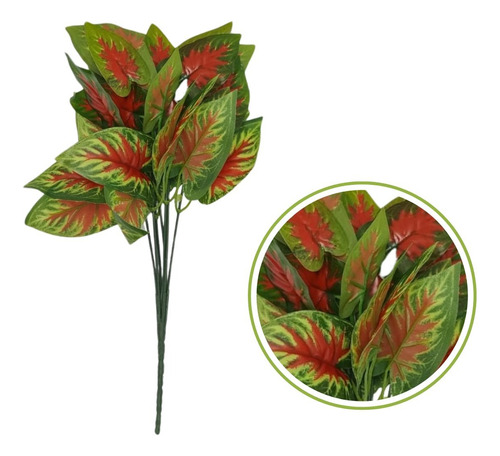Kit 4 Buque Artificial Jiboia Decorativo Toque Real Flor 