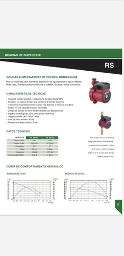 BOMBA AUMENTADORA DE PRESION PARA CALEFONT – Equipos de riego