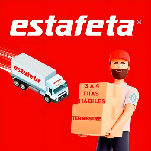 1 Guía Prepagada De Estafeta 34 Kg Terrestre 2 A 4 Días