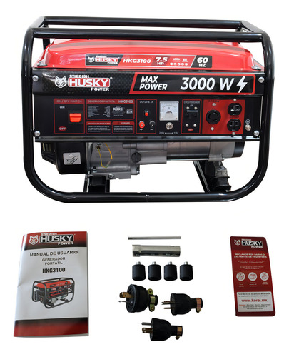 Generador Portátil A Gasolina Swedish Husky Power 2.8-3 Kw