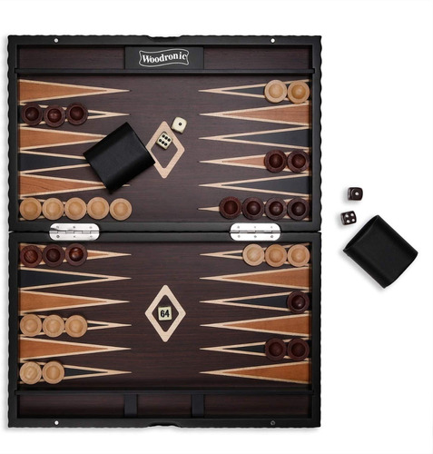 Juego De Backgammon De Madera Woodronic, A Pedido!!