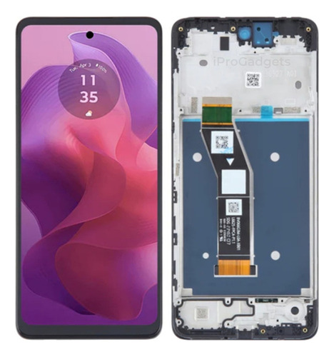 S-jp Pantalla Táctil Lcd Con Marco For Motorola Moto G24