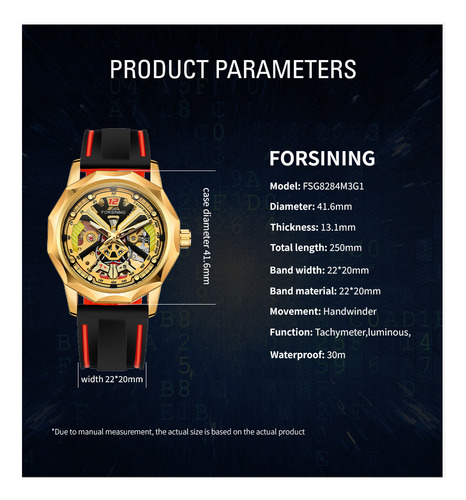 Reloj Mecánico Automático De Negocios Para Hombre Con Correa