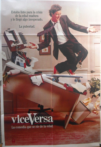 Afiche Original De La Película Viceversa De Brian Gilbert