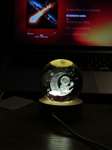 Esferas De Cristal 3d Iluminadas - Regalo Único Y Original