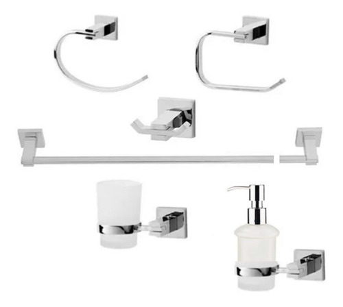 Set De Accesorios Para Baño Metálicos