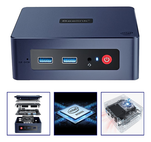 Mini Pc Beelink Mini S 8gb 256gb Win 11 Intel Celeron N5095