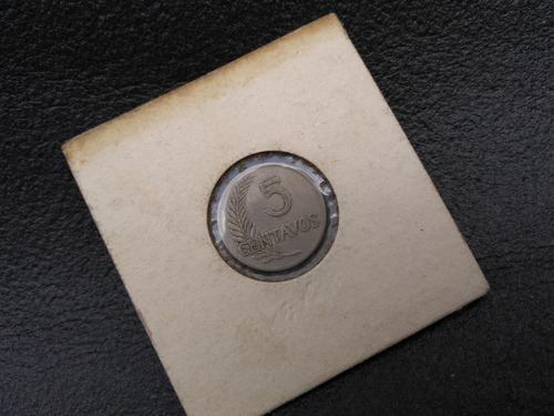 Makuka: Moneda Peru 5 Centavos En Estuche 1934mnn
