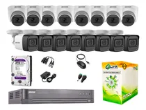 Comprar Kit 16 Cámaras De Seguridad Hikvision 5mp 06 Camaras Audio