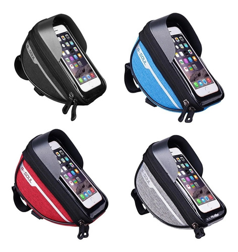 Bolso Alforja Bicicleta Porta Celular Alimento Llaves - Xp