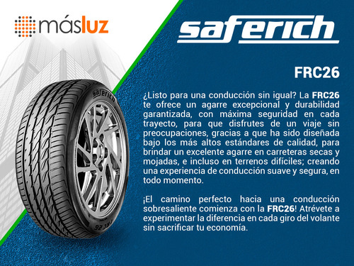 1 Llanta Frc26 Saferich Medida 255/35zr20 97w