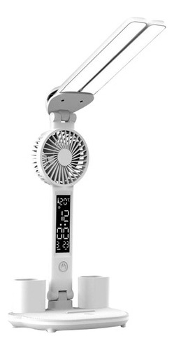Lámpara De Mesa Con Ventilador Multifuncional 3 Modos