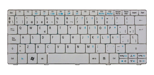 Teclado Acer One 521 Pav70 Ze6 Ze6a Ze7 Blanco Español