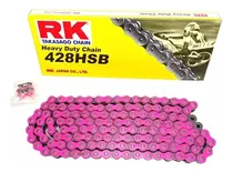 Comprar Cadena Transmision Rk Japón 428-136 De Colores - Gkmotos.uy