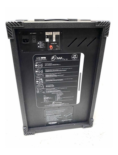 Caixa De Som Multiuso Amplificada Ll140 12v Recarregavel