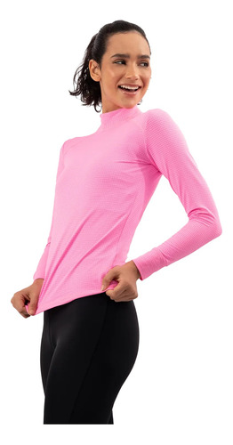 Remera Deportiva Manga Larga Cuello Alto Sweet Lady Sports