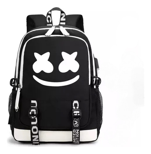 Mochila Para Estudantes Dj Bolsa Escolar Usb