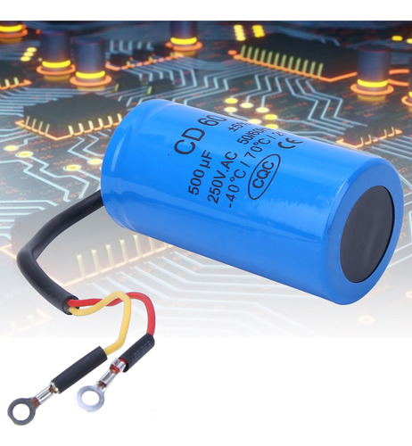 Condensador Start Cd60 250vac 500uf -40°c 70°c 21 Explosión