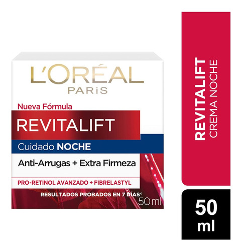 Crema Facial Noche L´oreal Revitalift Anti-arrugas 50 Ml Tipo de piel Todo tipo de piel