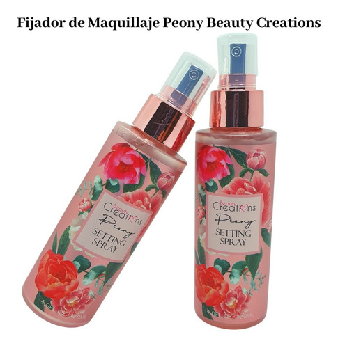 Imagen 1 de 2 de Fijador Maquillaje Spray Aroma Peany Beauty Creations 