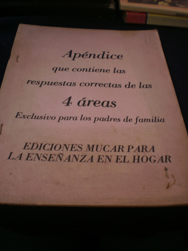 Apéndice Respuestas Correctas 4 Areas Padres-editor Mucar