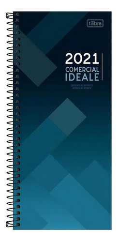 Agenda 2021 Tilibra Espiral Executiva Diária Comercial Ideal