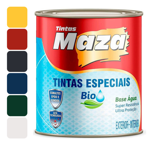 Esmalte Base Água Mdf Cores Br 900ml Maza Cor Gelo